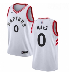 Womens Nike Toronto Raptors 0 CJ Miles Swingman White NBA Jersey Association Edition 