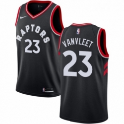 Womens Nike Toronto Raptors 23 Fred VanVleet Authentic Black NBA Jersey Statement Edition 