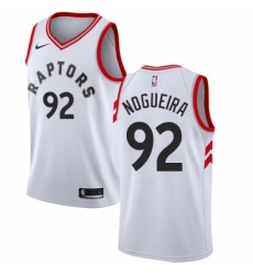 Womens Nike Toronto Raptors 92 Lucas Nogueira Authentic White NBA Jersey Association Edition Womens Nike Toronto Raptors 92 Lucas Nogueira Authentic White NBA Jersey Association Edition