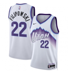 Men Utah Jazz 22 Kyle Filipowski White 2025 Association Edition Stitched Basketball Jersey Men Utah Jazz 22 Kyle Filipowski White 2025 Association Edition Stitched Basketball Jersey
