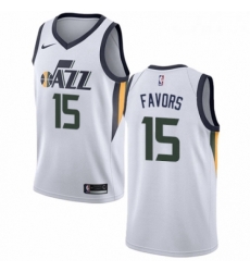 Womens Nike Utah Jazz 15 Derrick Favors Authentic NBA Jersey Association Edition Womens Nike Utah Jazz 15 Derrick Favors Authentic NBA Jersey Association Edition