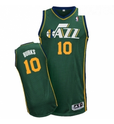 Youth Adidas Utah Jazz 10 Alec Burks Authentic Green Alternate NBA Jersey Youth Adidas Utah Jazz 10 Alec Burks Authentic Green Alternate NBA Jersey
