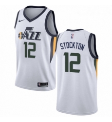 Youth Nike Utah Jazz 12 John Stockton Authentic NBA Jersey Association Edition Youth Nike Utah Jazz 12 John Stockton Authentic NBA Jersey Association Edition