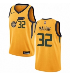 Youth Nike Utah Jazz 32 Karl Malone Authentic Gold NBA Jersey Statement Edition Youth Nike Utah Jazz 32 Karl Malone Authentic Gold NBA Jersey Statement Edition