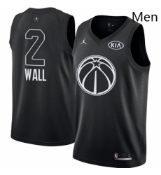 Mens Nike Jordan Washington Wizards 2 John Wall Swingman Black 2018 All Star Game NBA Jersey Mens Nike Jordan Washington Wizards 2 John Wall Swingman Black 2018 All Star Game NBA Jersey