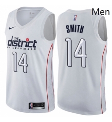 Mens Nike Washington Wizards 14 Jason Smith Swingman White NBA Jersey City Edition Mens Nike Washington Wizards 14 Jason Smith Swingman White NBA Jersey City Edition