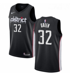 Mens Nike Washington Wizards 32 Jeff Green Swingman Black NBA Jersey City Edition Mens Nike Washington Wizards 32 Jeff Green Swingman Black NBA Jersey City Edition