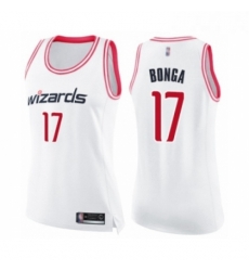 Womens Washington Wizards 17 Isaac Bonga Swingman White Pink Fashion Basketball Jersey Womens Washington Wizards 17 Isaac Bonga Swingman White Pink Fashion Basketball Jersey