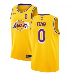 Lakers 0 Kyle Kuzma Yellow 2020 2021 New City Edition Nike Swingman Jerseys Lakers 0 Kyle Kuzma Yellow 2020 2021 New City Edition Nike Swingman Jerseys