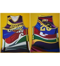 Lakers 23 Lebron James Multi Color Swingman Jersey Lakers 23 Lebron James Multi Color Swingman Jersey