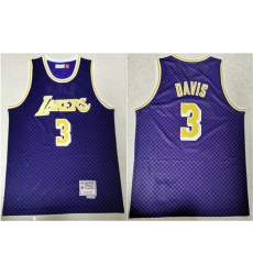Lakers 3 Anthony Davis Purple Hardwood Classics Swingman Jersey Lakers 3 Anthony Davis Purple Hardwood Classics Swingman Jersey