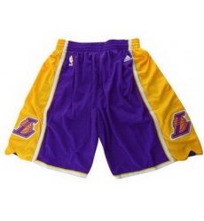 Los Angeles Lakers Purple Mesh Swingman NBA Shorts Los Angeles Lakers Purple Mesh Swingman NBA Shorts