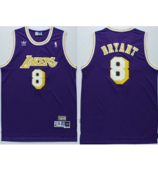 Men Adidas Lakers 8 Kobe Bryant Purple Throwback NBA Jersey Men Adidas Lakers 8 Kobe Bryant Purple Throwback NBA Jersey