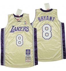Men Los Angeles Lakers 8 Kobe Bryant Gold 1996 2016 The hall of fame Throwback Jerseys Men Los Angeles Lakers 8 Kobe Bryant Gold 1996 2016 The hall of fame Throwback Jerseys