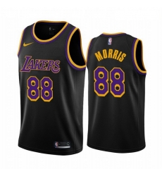 Men Los Angeles Lakers 88 Markieff Morris Black NBA Swingman 2020 21 Earned Edition Jersey Men Los Angeles Lakers 88 Markieff Morris Black NBA Swingman 2020 21 Earned Edition Jersey