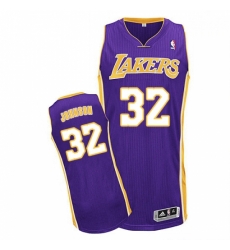Mens Adidas Los Angeles Lakers 32 Magic Johnson Authentic Purple Road NBA Jersey Mens Adidas Los Angeles Lakers 32 Magic Johnson Authentic Purple Road NBA Jersey