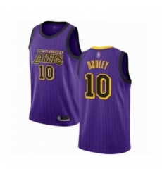 Mens Los Angeles Lakers 10 Jared Dudley Authentic Purple Basketball Jersey City Edition Mens Los Angeles Lakers 10 Jared Dudley Authentic Purple Basketball Jersey City Edition