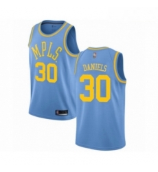 Mens Los Angeles Lakers 30 Troy Daniels Authentic Blue Hardwood Classics Basketball Jersey Mens Los Angeles Lakers 30 Troy Daniels Authentic Blue Hardwood Classics Basketball Jersey