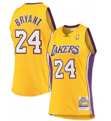 Men's Los Angeles Lakers Kobe Bryant Mitchell & Ness Gold Hardwood Classics 2008-09 Authentic Jersey Men's Los Angeles Lakers Kobe Bryant Mitchell & Ness Gold Hardwood Classics 2008-09 Authentic Jersey