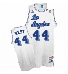 Mens Mitchell and Ness Los Angeles Lakers 44 Jerry West Swingman White Throwback NBA Jersey Mens Mitchell and Ness Los Angeles Lakers 44 Jerry West Swingman White Throwback NBA Jersey