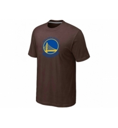NBA Golden State Warriors Big & Tall Primary Logo Brown T-Shirt NBA Golden State Warriors Big & Tall Primary Logo Brown T-Shirt
