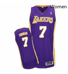 Womens Adidas Los Angeles Lakers 7 Isaiah Thomas Authentic Purple Road NBA Jersey Womens Adidas Los Angeles Lakers 7 Isaiah Thomas Authentic Purple Road NBA Jersey