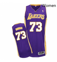 Womens Adidas Los Angeles Lakers 73 Dennis Rodman Authentic Purple Road NBA Jersey Womens Adidas Los Angeles Lakers 73 Dennis Rodman Authentic Purple Road NBA Jersey