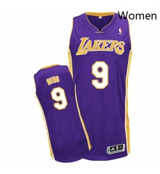 Womens Adidas Los Angeles Lakers 9 Luol Deng Authentic Purple Road NBA Jersey Womens Adidas Los Angeles Lakers 9 Luol Deng Authentic Purple Road NBA Jersey