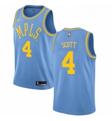 Womens Nike Los Angeles Lakers 4 Byron Scott Swingman Blue Hardwood Classics NBA Jersey Womens Nike Los Angeles Lakers 4 Byron Scott Swingman Blue Hardwood Classics NBA Jersey