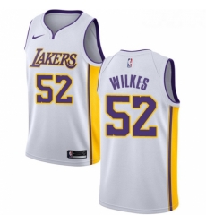 Womens Nike Los Angeles Lakers 52 Jamaal Wilkes Swingman White NBA Jersey Association Edition Womens Nike Los Angeles Lakers 52 Jamaal Wilkes Swingman White NBA Jersey Association Edition