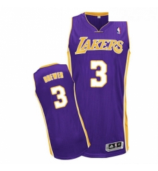 Youth Adidas Los Angeles Lakers 3 Corey Brewer Authentic Purple Road NBA Jersey Youth Adidas Los Angeles Lakers 3 Corey Brewer Authentic Purple Road NBA Jersey