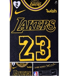 Youth Lakers 23 Lebron James 2 Patch Kobe Bryant and his daughter black jersey Youth Lakers 23 Lebron James 2 Patch Kobe Bryant and his daughter black jersey