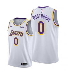 Youth Lakers Russell Westbrook 2021 trade white association edition jersey Youth Lakers Russell Westbrook 2021 trade white association edition jersey