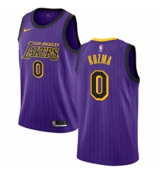 Youth Nike Los Angeles Lakers 0 Kyle Kuzma Swingman Purple NBA Jersey City Edition Youth Nike Los Angeles Lakers 0 Kyle Kuzma Swingman Purple NBA Jersey City Edition