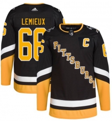 Men Pittsburgh Penguins 66 Mario Lemieux 2021 2022 Black Stitched Jersey Men Pittsburgh Penguins 66 Mario Lemieux 2021 2022 Black Stitched Jersey
