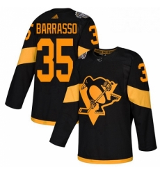 Mens Adidas Pittsburgh Penguins 35 Tom Barrasso Black Authentic 2019 Stadium Series Stitched NHL Jersey Mens Adidas Pittsburgh Penguins 35 Tom Barrasso Black Authentic 2019 Stadium Series Stitched NHL Jersey