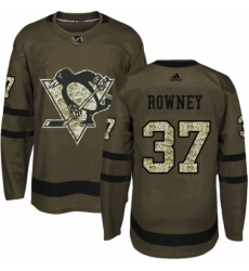 Mens Adidas Pittsburgh Penguins 37 Carter Rowney Authentic Green Salute to Service NHL Jersey Mens Adidas Pittsburgh Penguins 37 Carter Rowney Authentic Green Salute to Service NHL Jersey