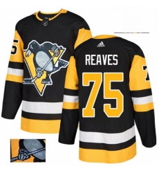 Mens Adidas Pittsburgh Penguins 75 Ryan Reaves Authentic Black Fashion Gold NHL Jersey Mens Adidas Pittsburgh Penguins 75 Ryan Reaves Authentic Black Fashion Gold NHL Jersey