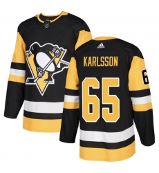 Men's Pittsburgh Penguins Erik Karlsson #65 Black Stitched Adidas NHL Jersey Men's Pittsburgh Penguins Erik Karlsson #65 Black Stitched Adidas NHL Jersey