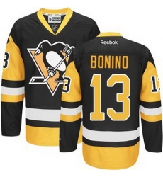 Penguins #13 Nick Bonino Black Alternate Stitched NHL Jersey Penguins #13 Nick Bonino Black Alternate Stitched NHL Jersey