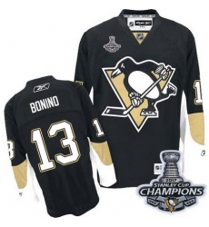 Penguins #13 Nick Bonino Black Home 2017 Stanley Cup Finals Champions Stitched NHL Jersey Penguins #13 Nick Bonino Black Home 2017 Stanley Cup Finals Champions Stitched NHL Jersey