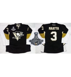 Penguins #3 Olli Maatta Black Home 2017 Stanley Cup Finals Champions Stitched NHL Jersey Penguins #3 Olli Maatta Black Home 2017 Stanley Cup Finals Champions Stitched NHL Jersey