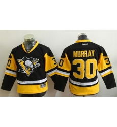 Penguins #30 Matt Murray Black Alternate Stitched Youth NHL Jersey Penguins #30 Matt Murray Black Alternate Stitched Youth NHL Jersey