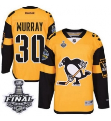 Penguins #30 Matt Murray Gold 2017 Stadium Series Stanley Cup Final Patch Stitched NHL Jersey Penguins #30 Matt Murray Gold 2017 Stadium Series Stanley Cup Final Patch Stitched NHL Jersey
