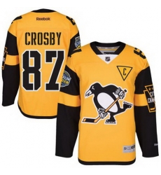 Penguins #87 Sidney Crosby Gold 2017 Stadium Series Stitched NHL Jersey Penguins #87 Sidney Crosby Gold 2017 Stadium Series Stitched NHL Jersey