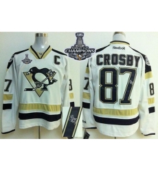 Penguins #87 Sidney Crosby White 2014 Stadium Series Autographed 2017 Stanley Cup Finals Champions Stitched NHL Jersey Penguins #87 Sidney Crosby White 2014 Stadium Series Autographed 2017 Stanley Cup Finals Champions Stitched NHL Jersey