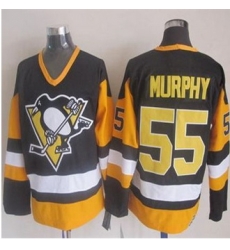 Pittsburgh Penguins #55 Larry Murphy Black CCM Throwback Stitched NHL Jersey Pittsburgh Penguins #55 Larry Murphy Black CCM Throwback Stitched NHL Jersey