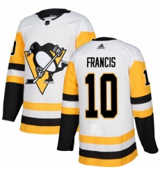 Womens Adidas Pittsburgh Penguins 10 Ron Francis Authentic White Away NHL Jersey Womens Adidas Pittsburgh Penguins 10 Ron Francis Authentic White Away NHL Jersey