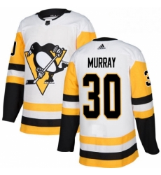 Womens Adidas Pittsburgh Penguins 30 Matt Murray Authentic White Away NHL Jersey Womens Adidas Pittsburgh Penguins 30 Matt Murray Authentic White Away NHL Jersey