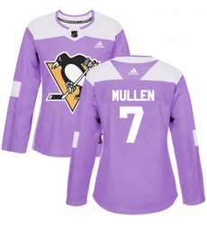 Womens Adidas Pittsburgh Penguins 7 Joe Mullen Authentic Purple Fights Cancer Practice NHL Jersey Womens Adidas Pittsburgh Penguins 7 Joe Mullen Authentic Purple Fights Cancer Practice NHL Jersey